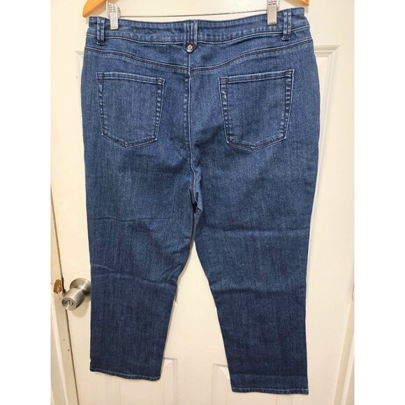 Coldwater Creek Women's Mid-Rise Straight Leg Denim Jeans Size 14 - Picture 4 of 8